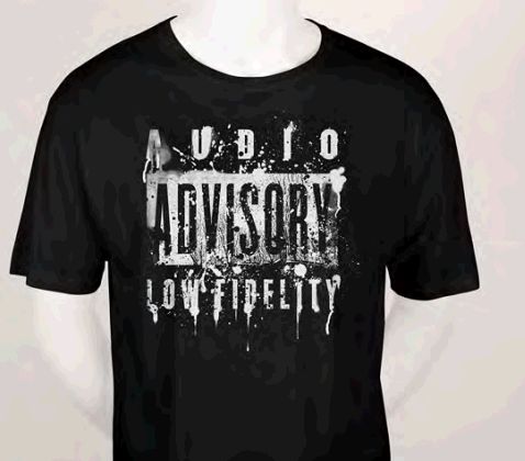 Because Sound Matters/Advisory Slim Fit T-Shirt Blac@Large@Black
